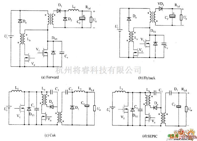 仪器仪表中的ZVT PWM转换器的基本电路图  第2张