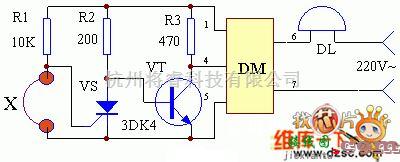 综合电路中的线控电路图  第1张