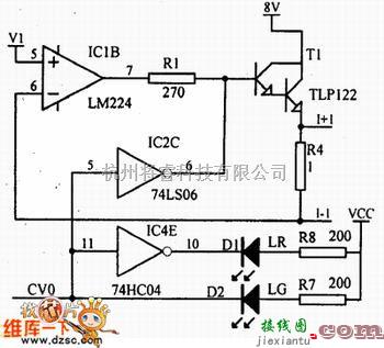 单片机制作中的lm224扩流保护电路图  第1张