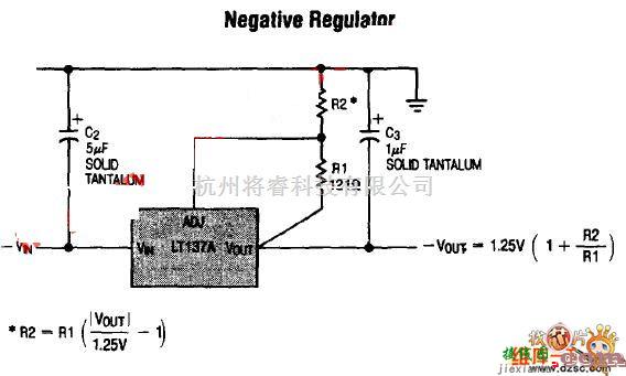 单片机制作中的LT137A LT337A应用电路图  第1张