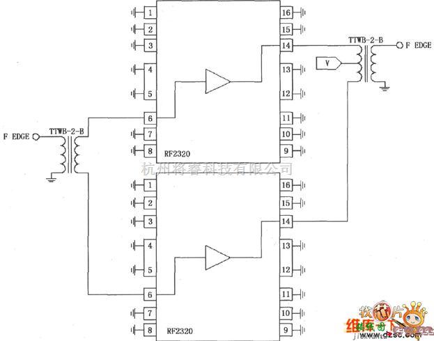 电源电路中的RF2320构成的上拉标准电压电路图  第1张