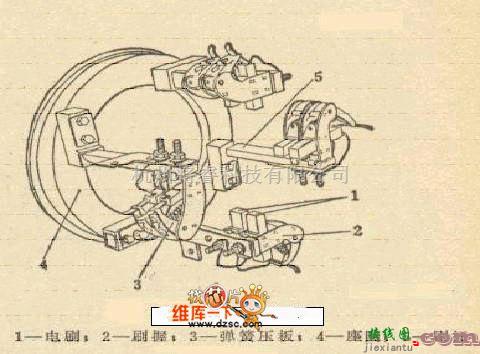 电机控制专区中的直流电动机电刷装置电路图  第1张