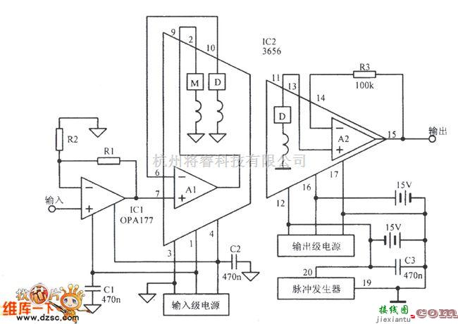 耦合隔离放大电路中的一款低电平信号隔离放大电路图  第1张