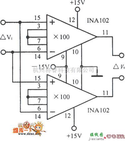 电流环放大电路中的高性能的差动输入输出放大电路图  第1张