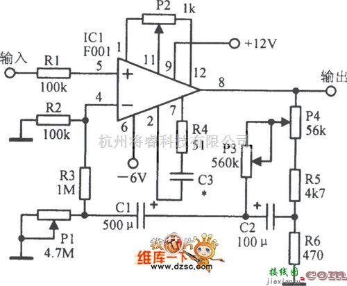 仪表放大器电路中的实用的PID放大器电路图  第1张