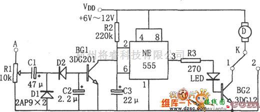 自动控制中的保持录音连续的声控电路图  第1张