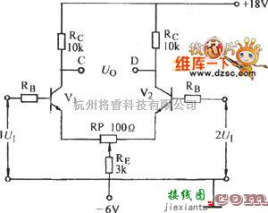 电流环放大电路中的输入差动双端对称式的放大器电路图  第1张