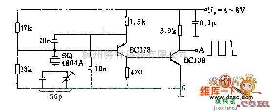 光电电路中的100kHz振荡器电路图  第1张