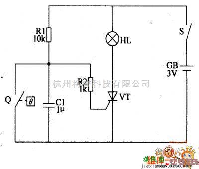 防霜中的农作物自动防霜控制器电路图  第1张