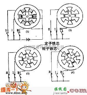 电机控制专区中的三相步进电机原理电路图  第1张