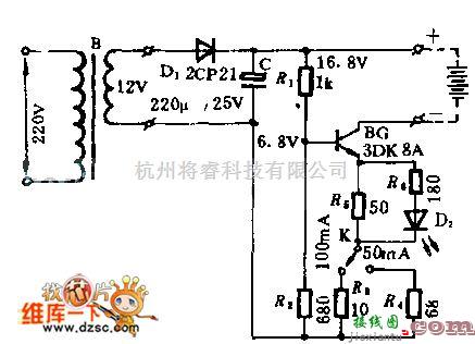 电源电路中的恒流定时充电电路图  第1张