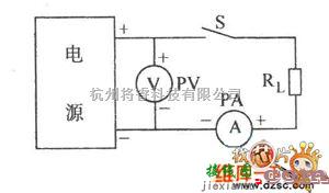 专用测量/显示电路中的电源内阻测试电路图  第1张