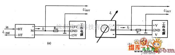 集成电流传感器、变送器中的LT系列电流传感器接线图  第1张
