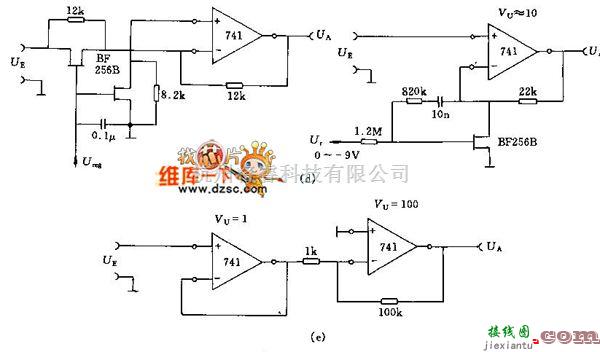 运算放大电路中的运放器改变输入量电路图  第1张