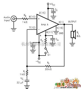 电子管功放中的lm4766+ne5532装2x40w功放电路图  第1张