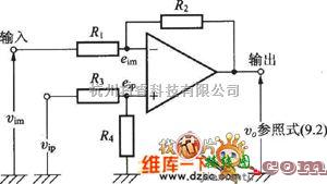 仪表放大器电路中的差动放大器电路图  第1张