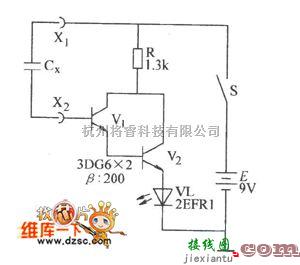 专用测量/显示电路中的电容检测电路图  第1张