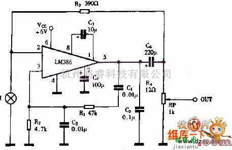 多谐振荡产生中的巧用LM386作正弦波振荡器图  第2张