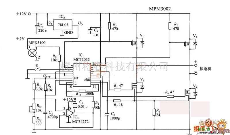 传感器单片系统应用方案中的实用的压力调节系统电路图  第1张