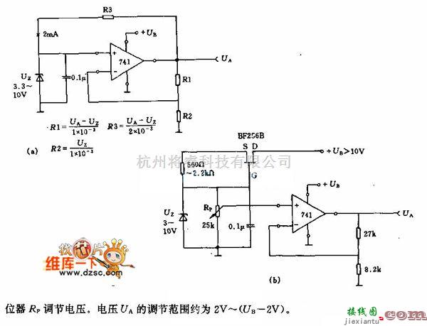 运算放大电路中的运放器的基本电路图  第1张