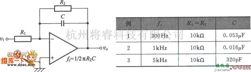 滤波器中的低通滤波器电路图  第1张