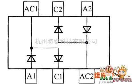 光敏二极管、三极管电路中的晶体二极管BAV99DW内部电路图  第1张