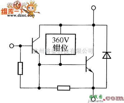 光敏二极管、三极管电路中的晶体三极管BUB323Z内部电路图  第1张