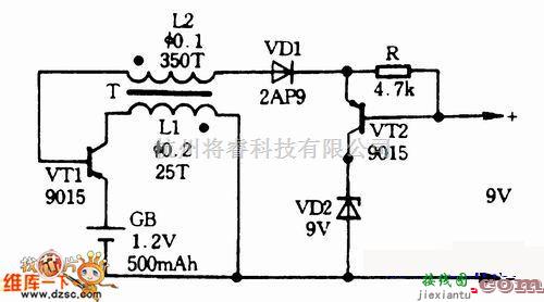 稳压电源中的几款直流升压电路图  第5张