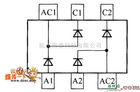 光敏二极管、三极管电路中的晶体二极管BAV99BRW内部电路图  第1张