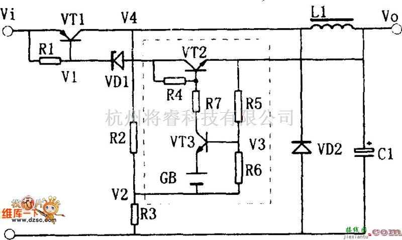 开关稳压电源中的用三端稳压器制作的开关型稳压电源电路图  第2张