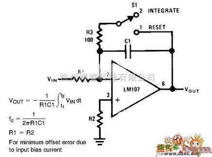 模拟电路中的积分器电路图  第1张
