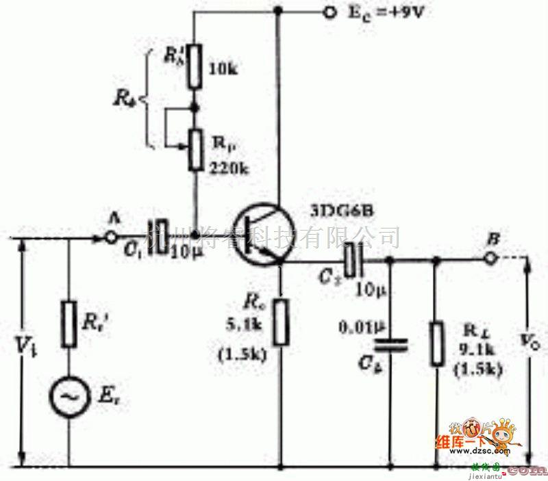 模拟电路中的射极跟随器参考电路图  第1张