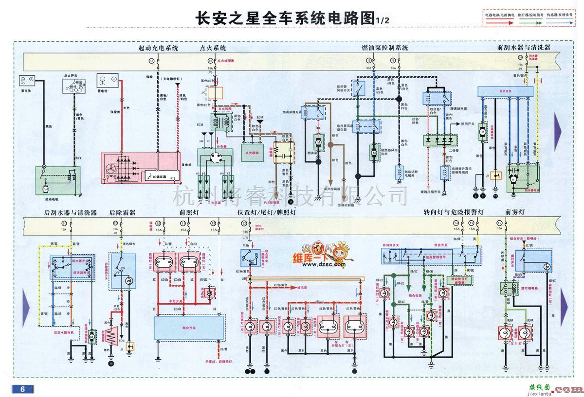 长安中的长安之星全车系统电路图  第1张