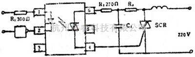 可控硅专项中的光耦合的可控硅开关电路图  第2张