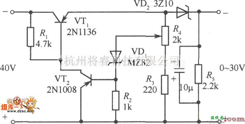 稳压电源中的银河yh-250 v2.1电源3.3v电原理电路图  第1张