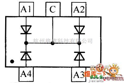 光敏二极管、三极管电路中的晶体二极管MMBD448HCQW内部电路图  第1张