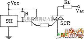 霍尔传感器中的SH型霍尔开与双硅输出接口电路图  第1张