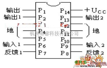 仪表放大器中的LM378的外形及管脚电路图  第1张