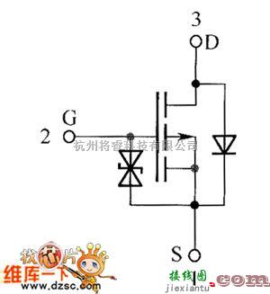 光敏二极管、三极管电路中的场效应晶体管RTR030P02、RTU002P02内部电路图  第1张