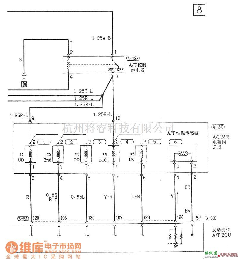 东南中的东南菱绅INVES-II 4A/T底盘电路图  第9张