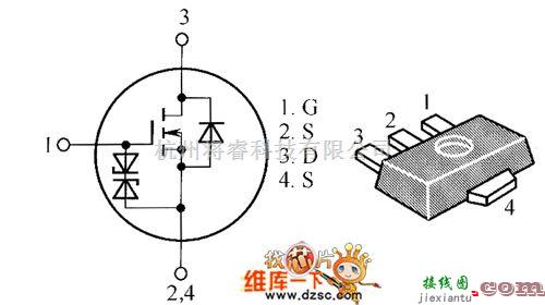 综合电路中的RQA0004PXDQS、RQA0005QXDQA、RQA0008RXDQS内部电路图  第1张