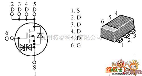 综合电路中的HAT2206C、HAT2207C、HAT2221C、HAT1108C内部电路图  第1张