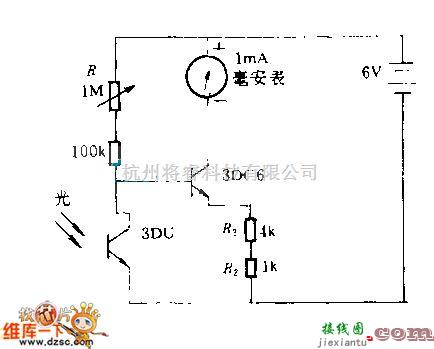 电源电路中的照相光度计电路图  第1张