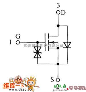 光敏二极管、三极管电路中的场效应晶体管RTF015N03、RTF025N03、RTR025N03内部电路图  第1张