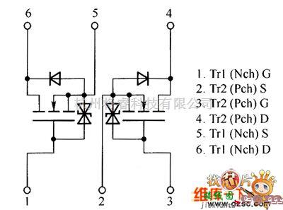 综合电路中的QS6M3内部电路图  第1张