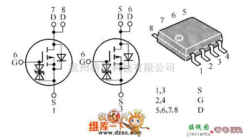 综合电路中的HAT2027R内部电路图  第1张