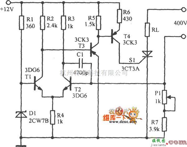 可控硅专项中的高压线性可控硅放大电路图  第1张