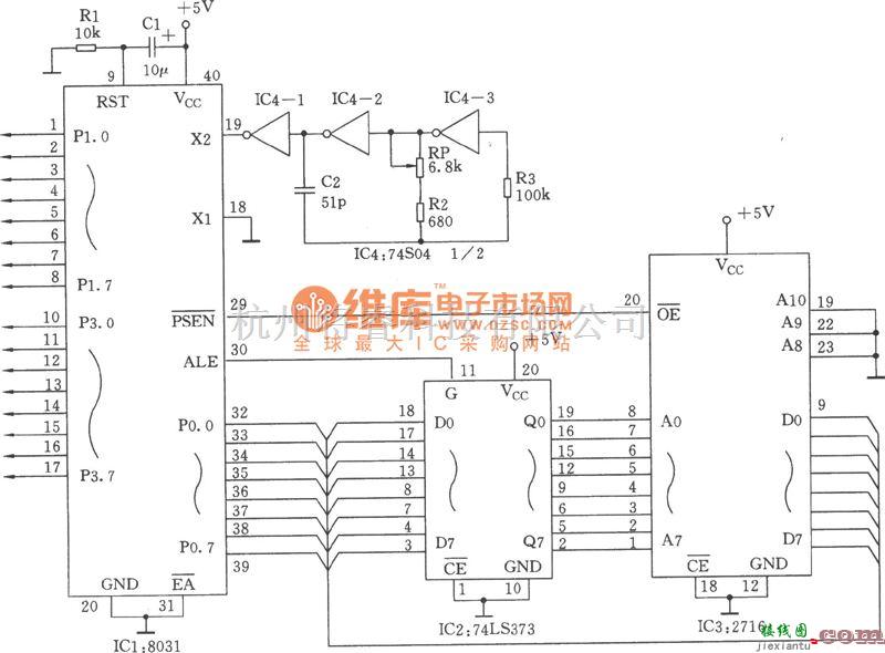 可编程信号产生中的多路移相信号发生器电路图  第1张