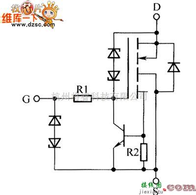 综合电路中的MLP1N06CLT4、MLP1N06CLT4G、MLP2N06CL、MLP2N06CLG内部电路图  第1张