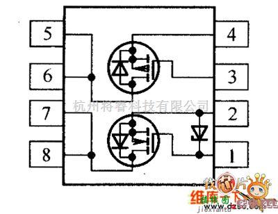 综合电路中的FDR8521L内部电路图  第1张